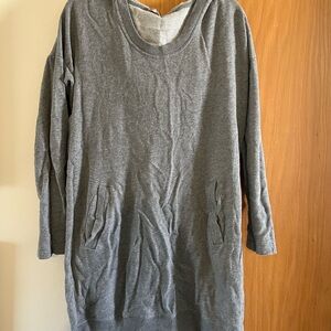 Gray Women's Sweatshirt Dress